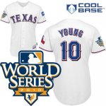 Jerseys Factory Cheap Rangers #10 Michael Young White 2010 World
