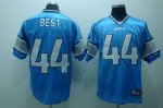 Jerseys Factory Cheap Lions #44 Jahvid Best Blue Stitched NFL Je