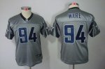 Jerseys Factory Cheap Nike Cowboys #94 DeMarcus Ware Grey Shadow