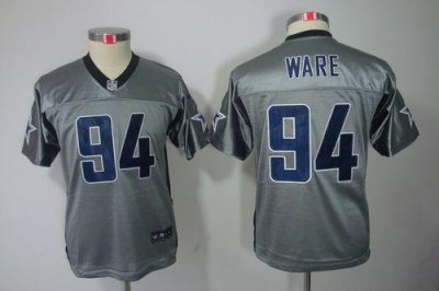 Jerseys Factory Cheap Nike Cowboys #94 DeMarcus Ware Grey Shadow