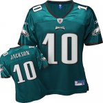 Jerseys Factory Cheap Eagles #10 DeSean Jackson Green Women's Te