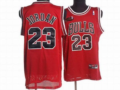 Jerseys Factory Cheap Bulls #23 Michael Jordan Stitched Red Cham