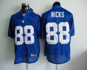 Jerseys Factory Cheap Giants #88 Hakeem Nicks Blue Color Embroid