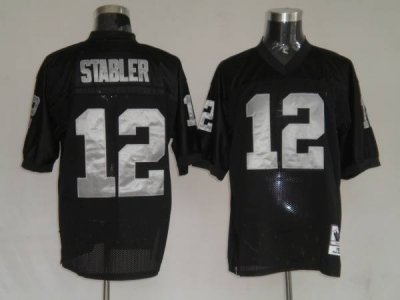 Jerseys Factory Cheap Mitchell and Ness Raiders Kenny Stabler #1
