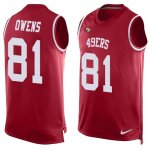 Jerseys Factory Cheap Nike 49ers #81 Terrell Owens Red Team Colo