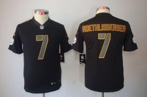 Jerseys Factory Cheap Nike Steelers #7 Ben Roethlisberger Black