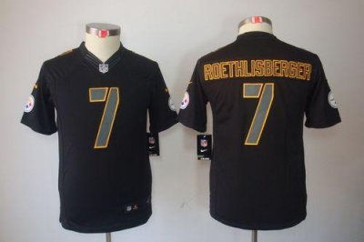 Jerseys Factory Cheap Nike Steelers #7 Ben Roethlisberger Black