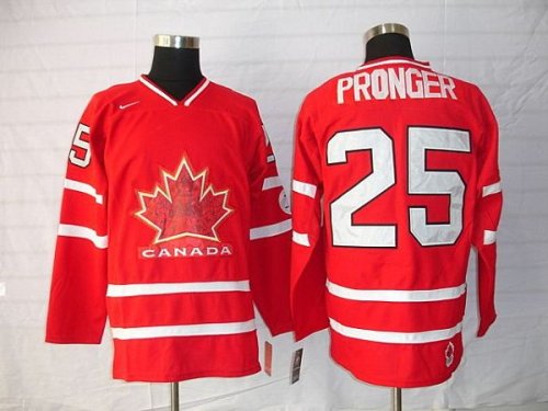 Jerseys Factory Cheap Team Canada 2010 Olympic #25 Chris Pronger