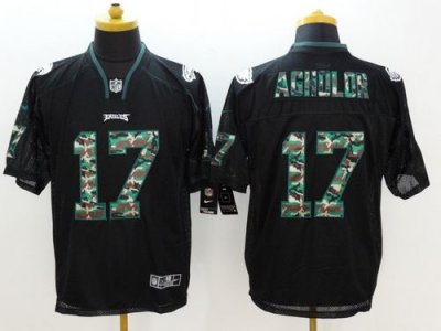 Jerseys Factory Cheap Nike Eagles #17 Nelson Agholor Black Men's