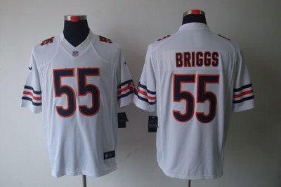 Jerseys Factory Cheap Nike Bears #55 Lance Briggs White Men's Em