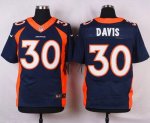 Jerseys Factory Cheap Nike Broncos #30 Terrell Davis Navy Blue A