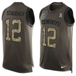 Jerseys Factory Cheap Nike Cowboys #12 Roger Staubach Green Men'