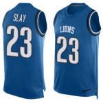 Jerseys Factory Cheap Nike Lions #23 Darius Slay Blue Team Color