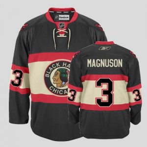 Jerseys Factory Cheap Blackhawks #3 Keith Magnuson Embroidered B