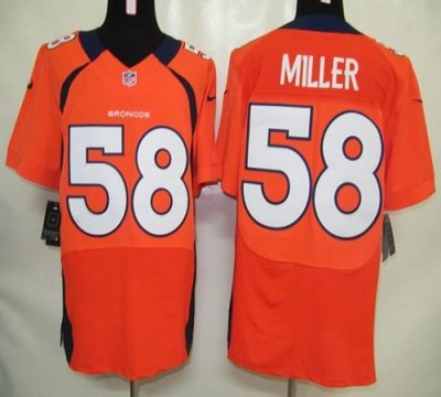 Jerseys Factory Cheap Nike Broncos #58 Von Miller Orange Team Co