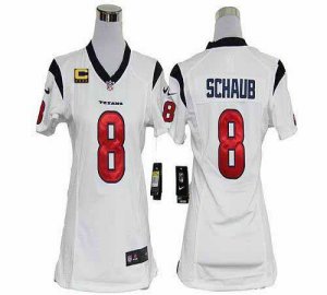 Jerseys Factory Cheap Nike Texans #8 Matt Schaub White With C Pa
