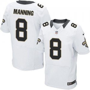 Jerseys Factory Cheap Nike Saints #8 Archie Manning White Men's