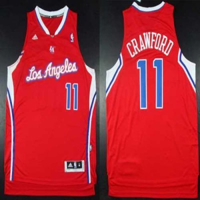 Jerseys Factory Cheap Clippers #11 Jamal Crawford Red Road Stitc