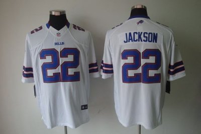 Jerseys Factory Cheap Nike Bills #22 Fred Jackson White Men's Em