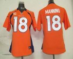 Jerseys Factory Cheap Nike Broncos #18 Peyton Manning Orange Tea