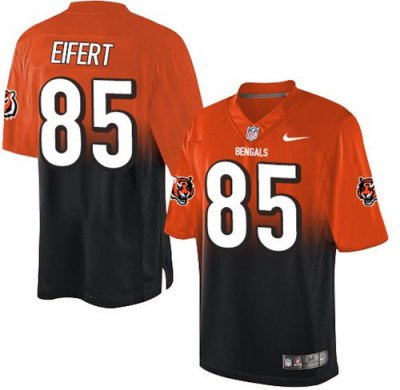 Jerseys Factory Cheap Nike Bengals #85 Tyler Eifert Orange/Black
