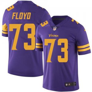 Jerseys Factory Cheap Nike Vikings #73 Sharrif Floyd Purple Men'