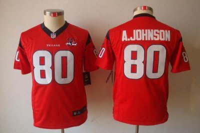 Jerseys Factory Cheap Nike Texans #80 Andre Johnson Red Alternat
