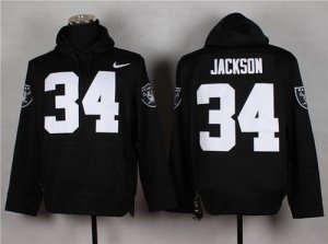 Jerseys Factory Cheap Oakland Raiders #34 Bo Jackson Black Pullo