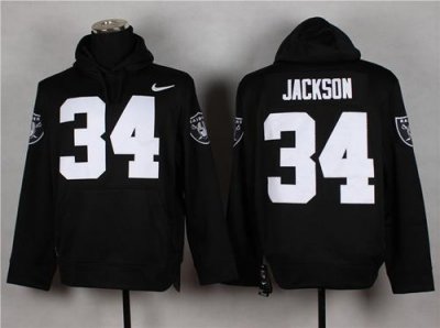 Jerseys Factory Cheap Oakland Raiders #34 Bo Jackson Black Pullo