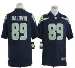 Jerseys Factory Cheap Nike Seahawks #89 Doug Baldwin Steel Blue