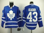 Jerseys Factory Cheap Maple Leafs #43 Nazem Kadri Embroidered Bl