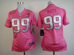 Jerseys Factory Cheap Nike Texans #99 J.J. Watt Pink With 10TH P