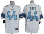 Jerseys Factory Cheap Nike Lions #44 Jahvid Best White Men's Emb
