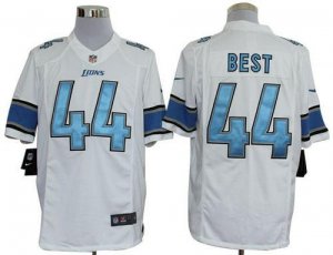 Jerseys Factory Cheap Nike Lions #44 Jahvid Best White Men's Emb
