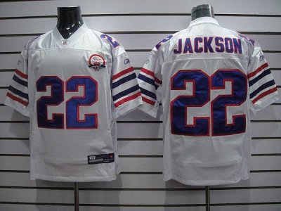 Jerseys Factory Cheap Bills #22 Fred Jackson White AFL 50th Anni