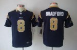 Jerseys Factory Cheap Nike Rams #8 Sam Bradford Navy Blue Team C