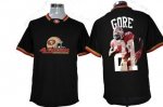 Jerseys Factory Cheap Nike 49ers #21 Frank Gore Black Men's NFL