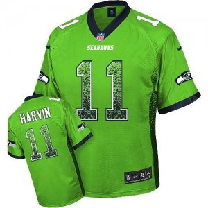 Jerseys Factory Cheap Nike Seahawks #11 Percy Harvin Green Men's