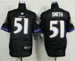 Jerseys Factory Cheap Nike Ravens #51 Daryl Smith Black Alternat