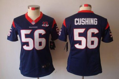 Jerseys Factory Cheap Nike Texans #56 Brian Cushing Navy Blue Te