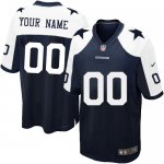 Jerseys Factory Cheap Nike Dallas Cowboys Customized Navy Blue T