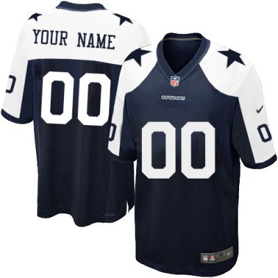 Jerseys Factory Cheap Nike Dallas Cowboys Customized Navy Blue T