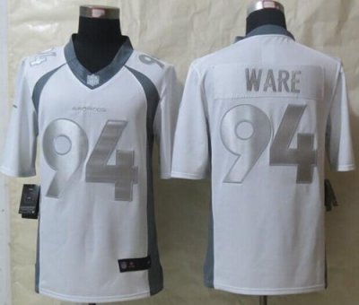 Jerseys Factory Cheap Nike Broncos #94 DeMarcus Ware White Men's