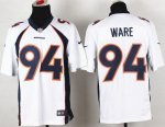 Jerseys Factory Cheap Nike Broncos #94 DeMarcus Ware White Men's
