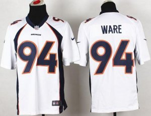 Jerseys Factory Cheap Nike Broncos #94 DeMarcus Ware White Men's