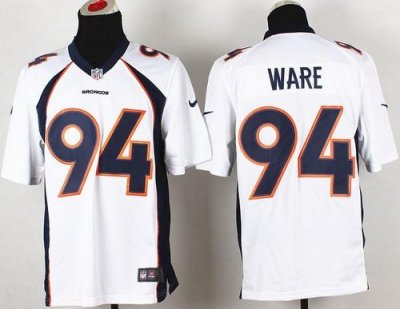 Jerseys Factory Cheap Nike Broncos #94 DeMarcus Ware White Men's