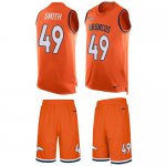 Jerseys Factory Cheap Nike Broncos #49 Dennis Smith Orange Team