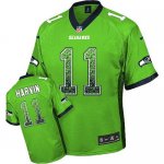 Jerseys Factory Cheap Nike Seahawks #11 Percy Harvin Green Men's