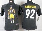Jerseys Factory Cheap Nike Steelers #92 James Harrison Black Tea
