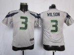 Jerseys Factory Cheap Nike Seahawks #3 Russell Wilson Grey Alter